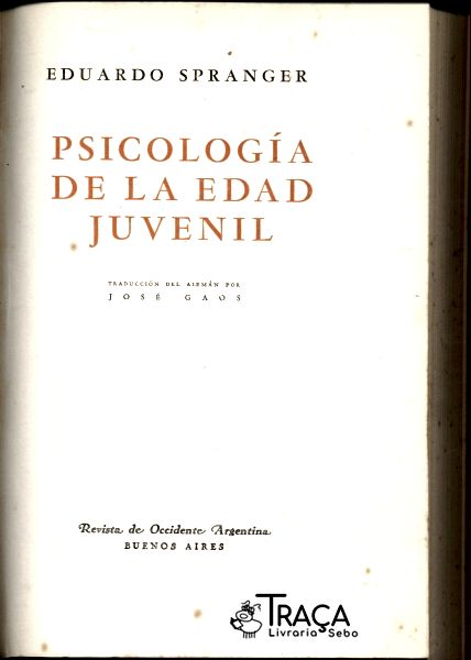 Psicología de la Edad Juvenil