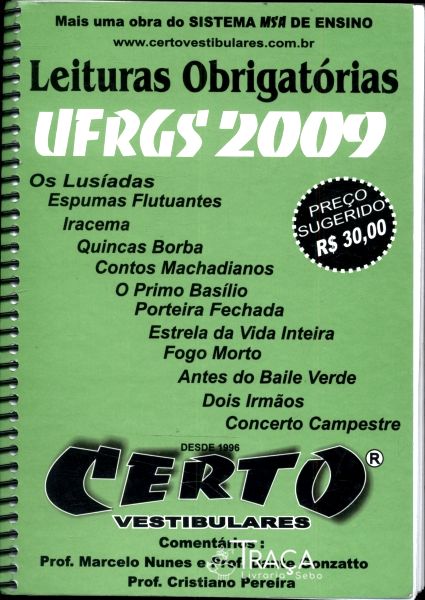 Leituras Obrigatórias Ufrgs 2009