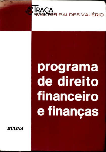 Programa de Direito Financeiro e Finanças