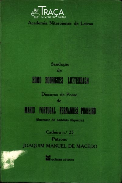Saudação de Edmo Rodrigues Lutterbach