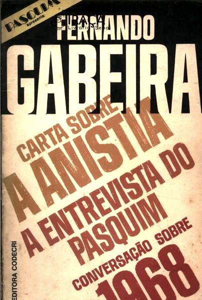 Carta Sobre A Anistia