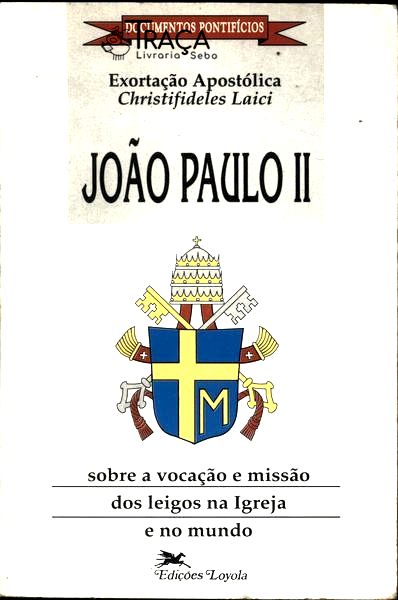 Sobre Vocação  E Missão Dos Leigos Na Igreja E No Mundo