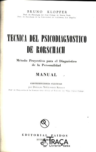 Técnica Del Psicodiagnóstico De Rorschach