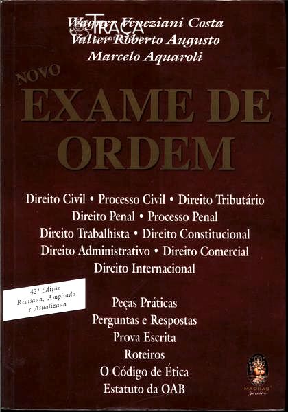 Novo Exame de Ordem