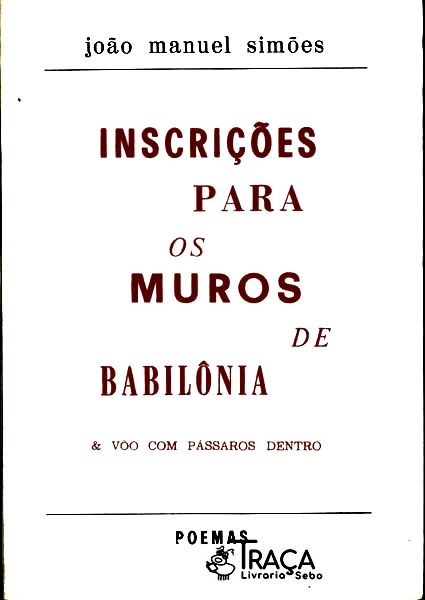 Inscrições Para Os Muros De Babilônia