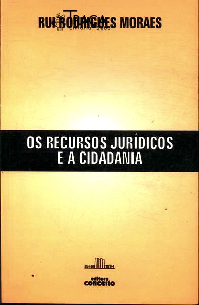 Os Recursos Jurídicos e a Cidadania
