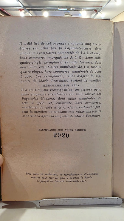 Théâtre (Edição especial numerada 2920)