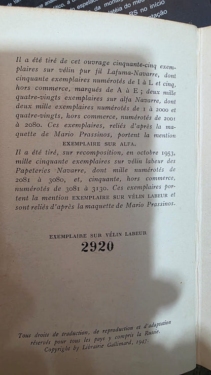 Théâtre (Edição especial numerada 2920)