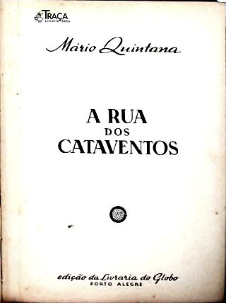 A Rua dos Cataventos 1ª edição
