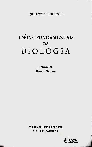 Idéias Fundamentais da Biologia