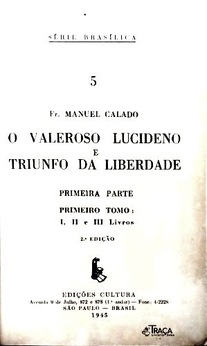 O Valeroso Lucideno e Triunfo da Liberdade - Em 2 Volumes