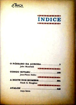 O pássaro da Aurora - Congo Kitabu - A noite dos homens - Avalon