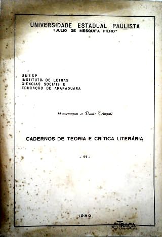 Cadernos de Teoria e Crítica Literária nº 11