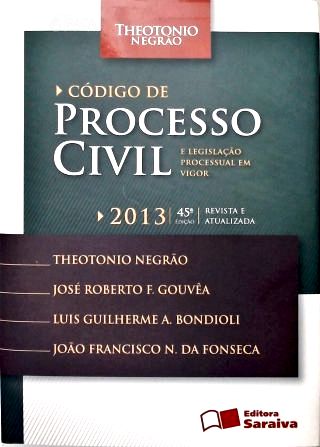 Código de Processo Civil E Legislação Processual Em Vigor