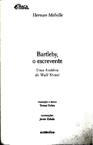 Bartleby, o Escrevente: uma história de Wall Street (Bilingüe)