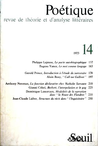 Poétique nº 14