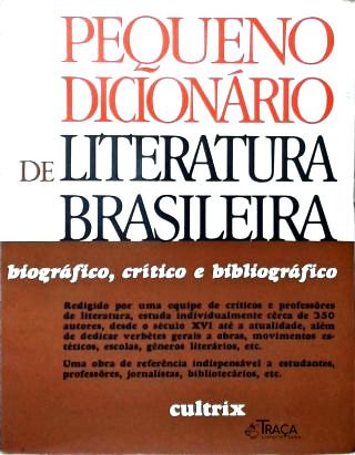 Pequeno Dicionário de Literatura Brasileira