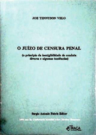 O Juízo de censura penal