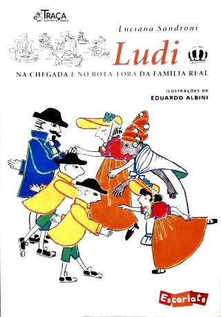 Ludi na chegada e no bota-fora da família real