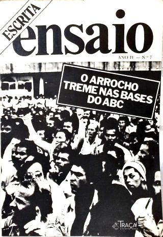 O Arrocho Treme nas Bases do ABC - Escrita/Ensaio Nº 7 (Ano IV)