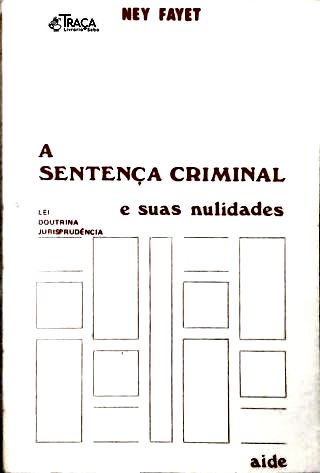 A Sentença Criminal e Suas Nulidades